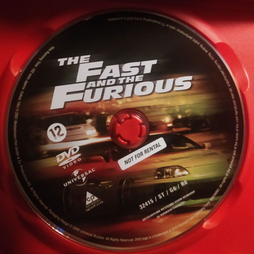 The Fast and the Furious DVD new with Greek subtitles