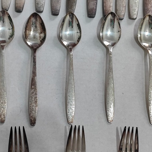 TWA Vintage Silver-Plated Cutlery Set used with Patina
