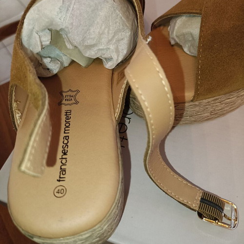 Francesco Milano women's brown sandals new, size 40