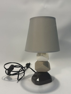 Seylumiere Table Lamp used, modern design with geometric base