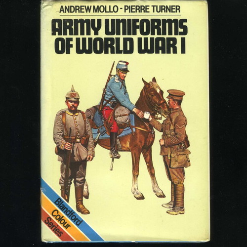 Army Uniforms of World War I Andrew Mollo Pierre Turner book used