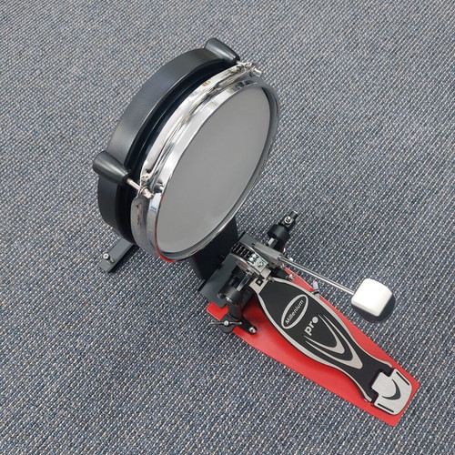 Millenium PD-122 Pro Bass Drum Pedal and MPS-850 Mesh Head Kick Pad with 16" Turkey Crash