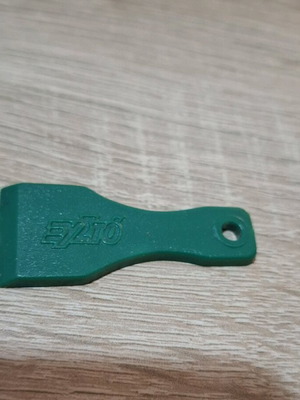 Scratch tool for lottery 1993 like new, green