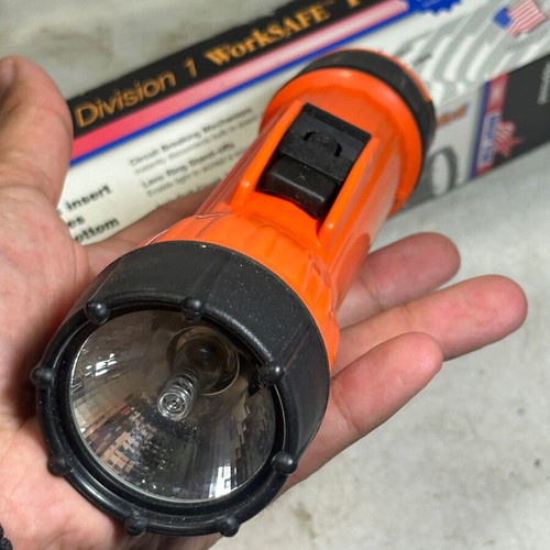 Bright Star WorkSAFE I Industrial Safety Flashlight with Box, Like New