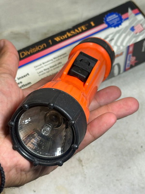 Bright Star WorkSAFE I Industrial Safety Flashlight with Box, Like New