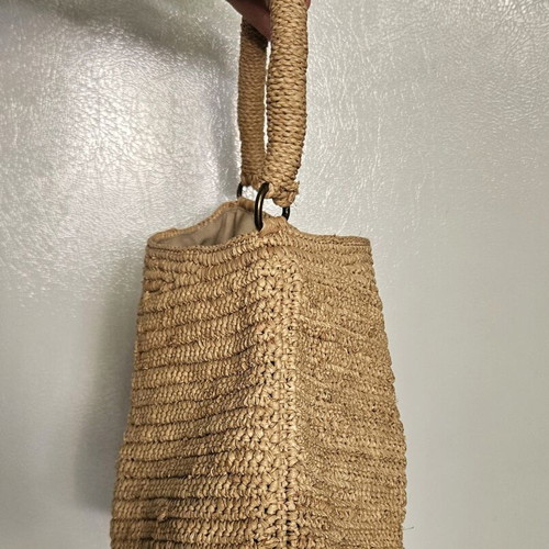 Ibeliv Raffia Shoulder Bag New, Straw Beige