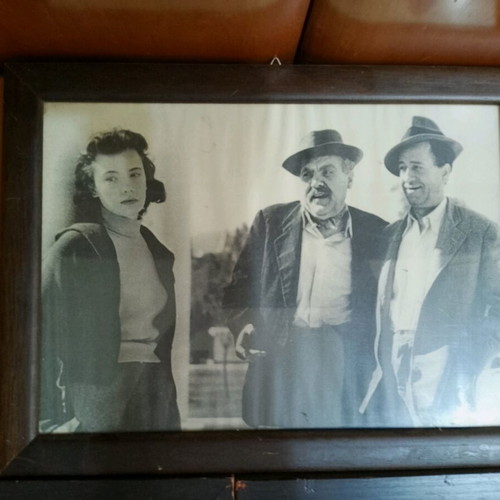 Vintage Greek cinema frames used, set of 3 pieces