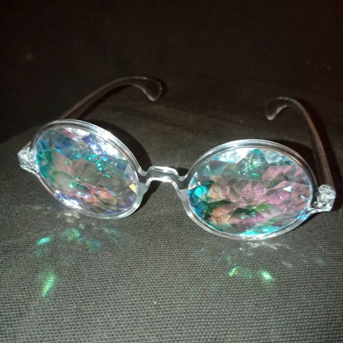 Kaleidoscope glasses new transparent