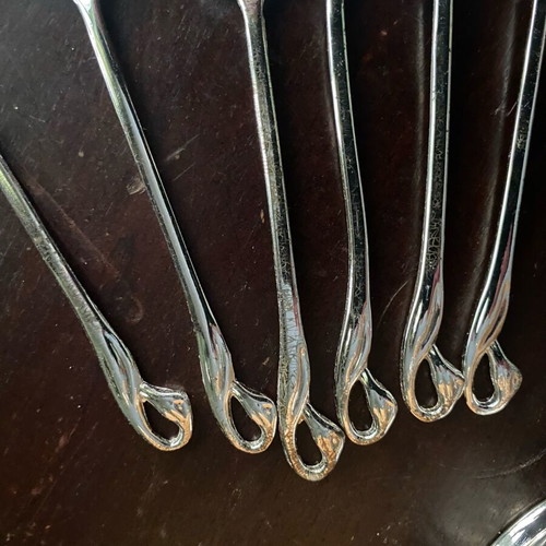 Vintage swan serving set like new