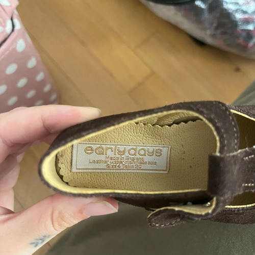 Early Days Suede Mary Jane shoes like new