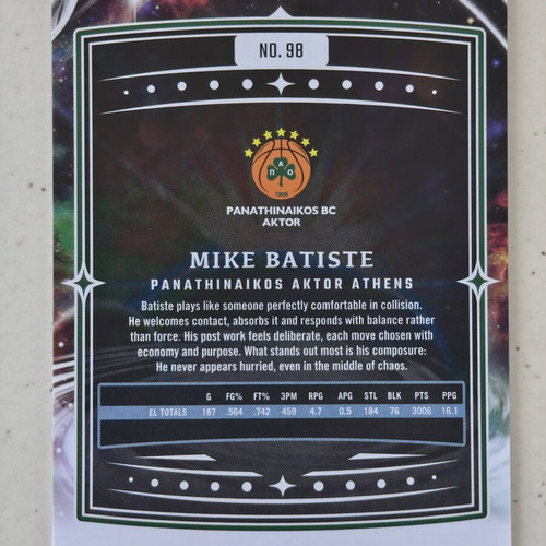 Mike Batiste Origins numbered card /15