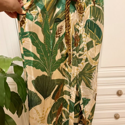 Farm Rio Tropical Isla One-Shoulder Jumpsuit size S new with tags