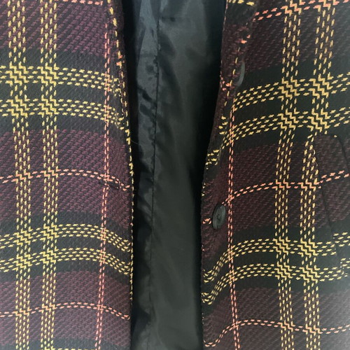 Stradivarius checked coat small size, like new