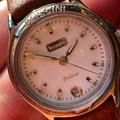 Bossini Bolero women's watch used with brown strap