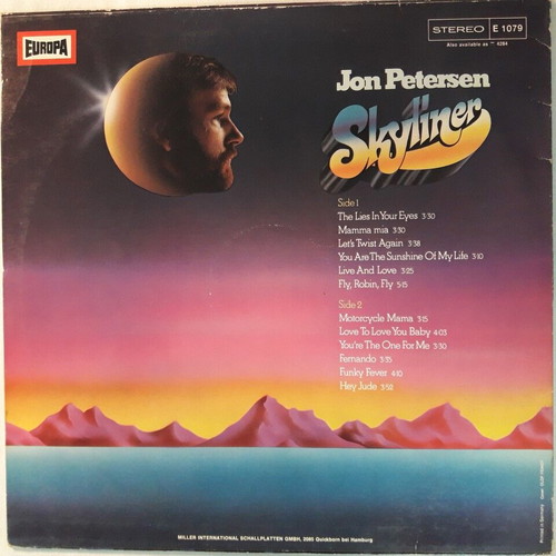 Jon Petersen Skyliner LP like new, R&B and soul