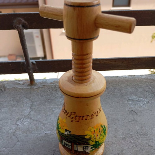 Vintage wooden nutcracker hand made like new