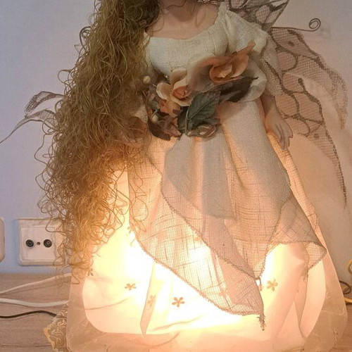 Porcelain fairy lamp like new