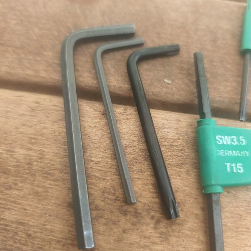 Wiha Wera Allen and Torx set used