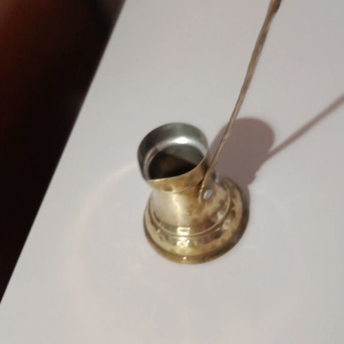 Hammered copper briki like new for Greek coffee