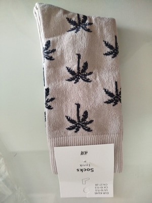 H&M socks beige brand new