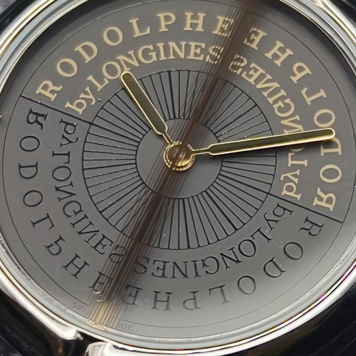 Vintage Rodolphe by Longines Swiss Made watch used, quartz, leather strap