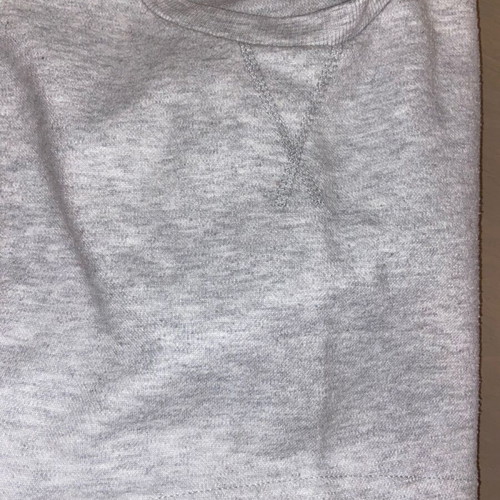 Cropped kids sweatshirt used for 9 years old, light gray Zara