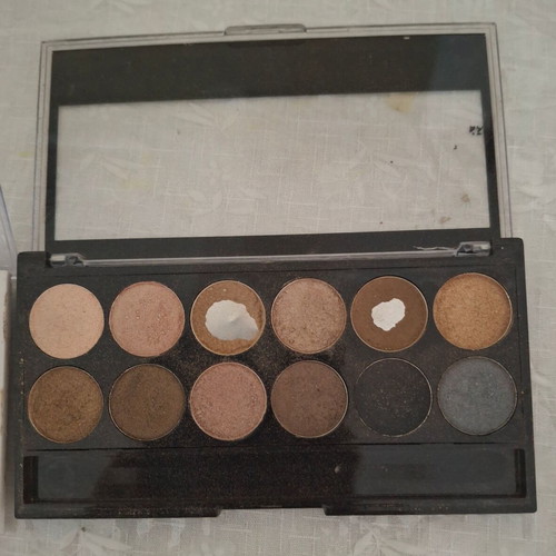 MUA eyeshadow palettes used, set of 2 pieces