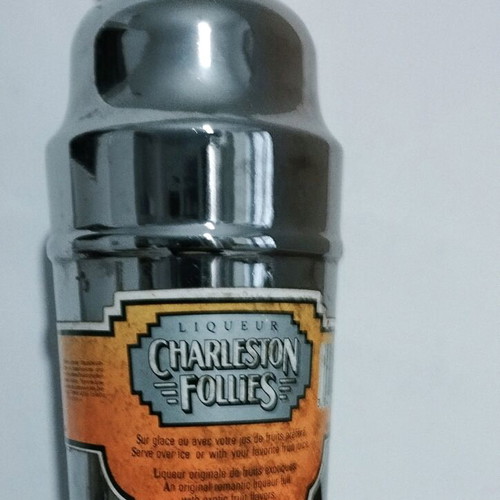 Vintage Shaker Bottle Charleston Follies Marie Brizard used, Art Deco decor