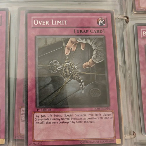 Yu-Gi-Oh card Over Limit like new
