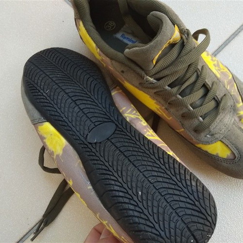 Παπούτσια sport καινούρια No 38 γκρι με κίτρινο