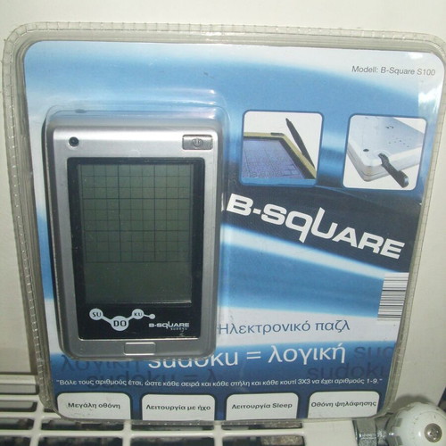 B-Square S-100 Sudoku Electronic Handheld Puzzle Game new