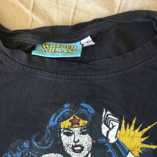 Wonder Woman T-shirt, black, size S