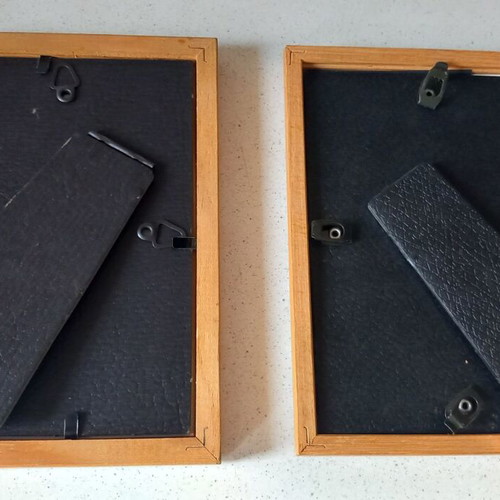 Photo frames new, wooden, set of 2 pieces