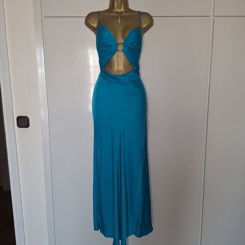 Zara ladies blue strappy dress new with tags size large