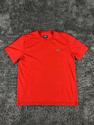 Lacoste Sport Plain T-Shirt like new, men's size M, red