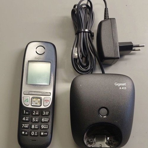 Gigaset A415 wireless phone used, black