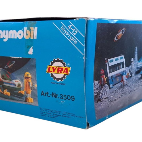 Vintage Lyra Playmobil Playmospace 3509 Space Buggy used, 80s