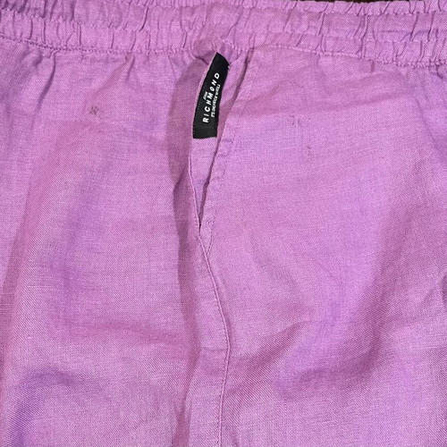 Richmond linen shorts like new, purple, size S