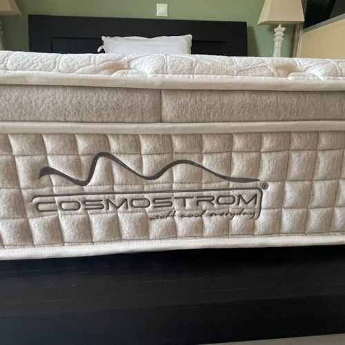 Bedroom set with mattress and storage used