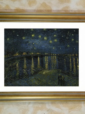 Έργο τέχνης Vincent van Gogh με κορνίζα πολυτελείας, καινούργιο