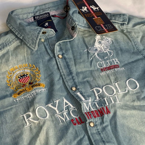 Polo Royal Team Jean Shirt Medium new