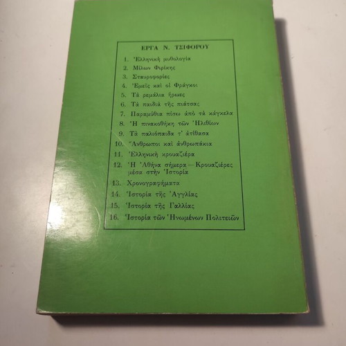 Chronografimata book by Nikos Tsiforos used, first edition 1978