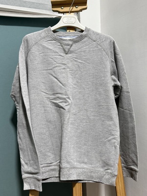 H&M grey long sleeve sweatshirt, medium slim fit