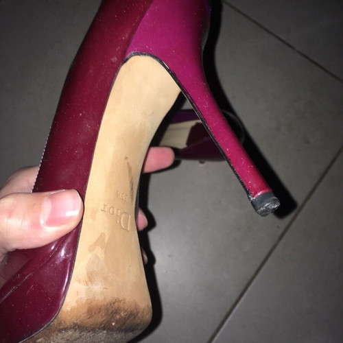 Christian Dior heels used, size 38.5, purple