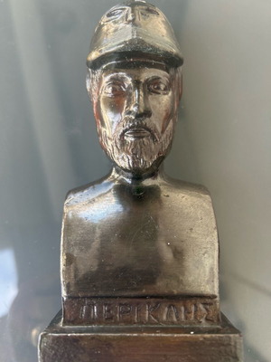 Bronze bust of Pericles like new, tabletop decoration