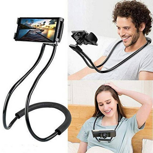 Phone holder stand new, 360-degree rotating neck mount