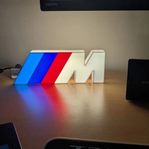 BMW M Power 3D Lightbox, premium decorative lamp