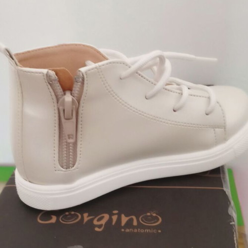 Gorgino anatomic boots new, beige pink, size 24, baptism suitable