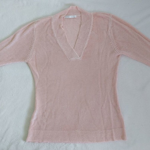 Silk Vintage Luxury Sweater like new, pink, size S