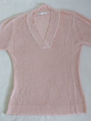 Silk Vintage Luxury Sweater like new, pink, size S